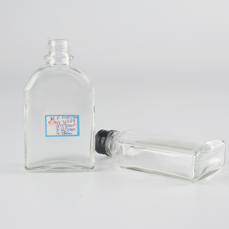 whisky glass bottle 100 ml