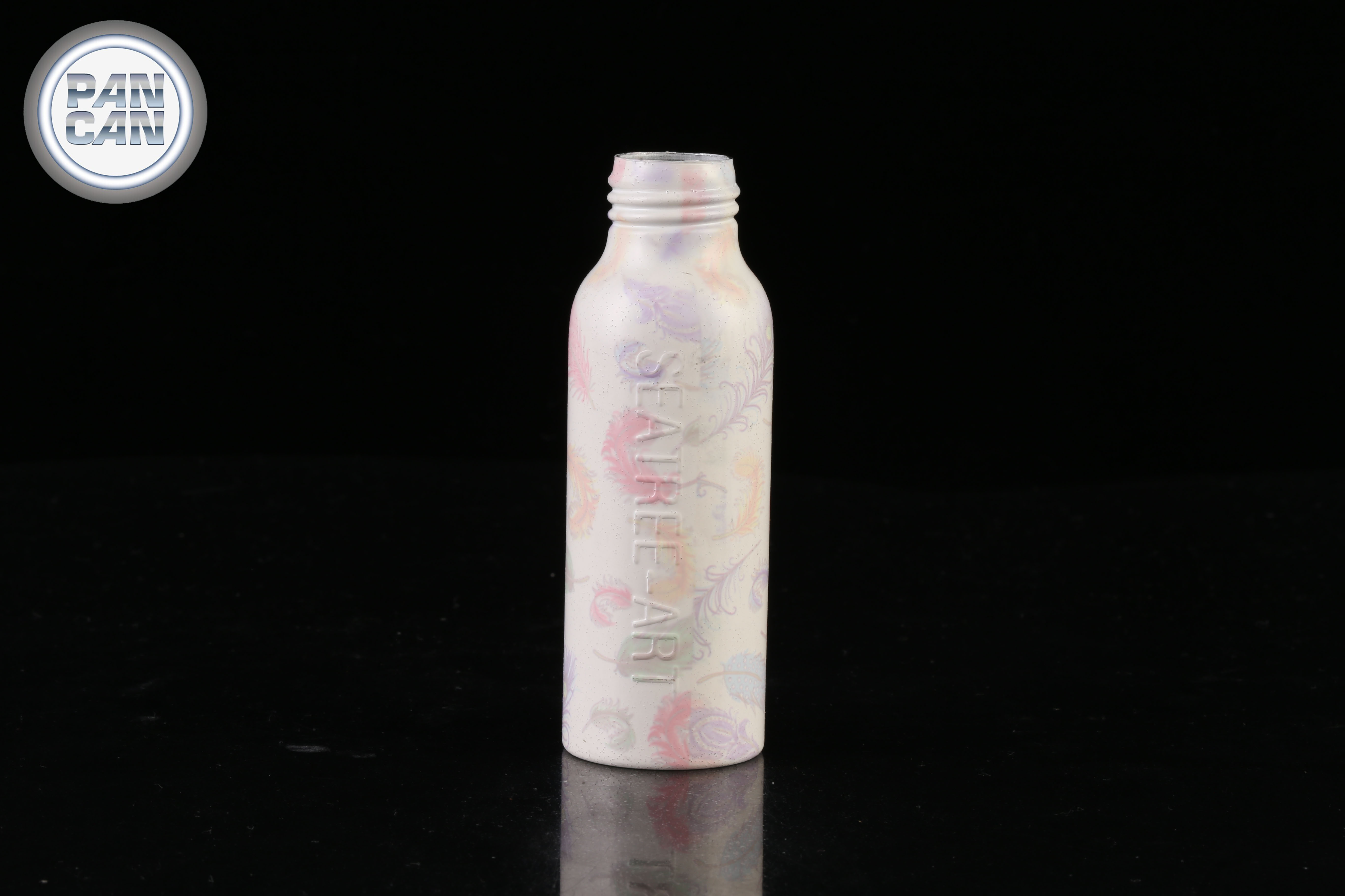 white aluminium bottle aluminium bottle with metal screw alumunium bottle
