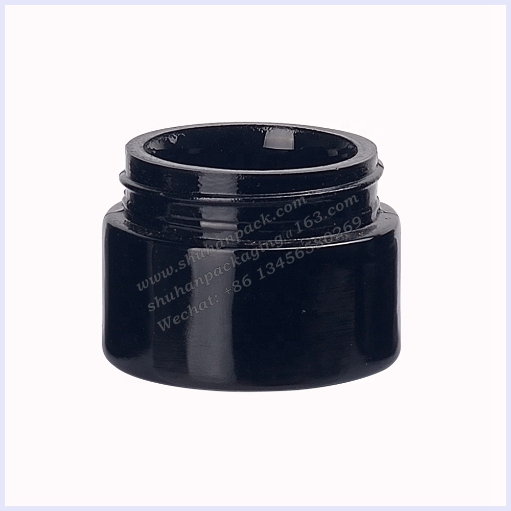 white and black cap empty cosmetic cream jars 5g 15g 30g 50g bamboo wood grain cap lids for 5ml 15ml 30ml 50ml violet glass jars