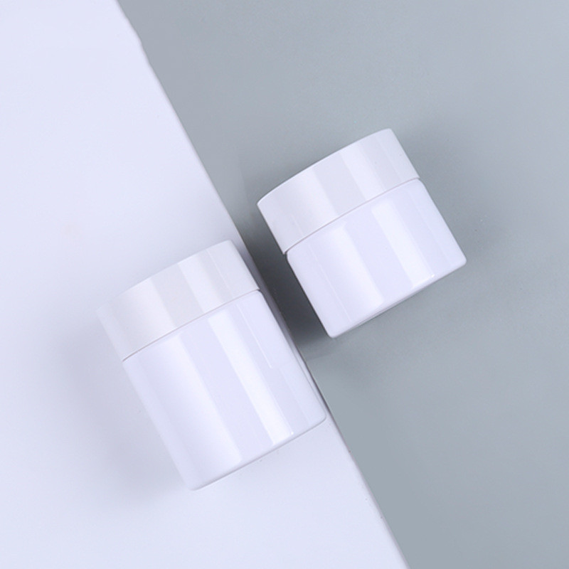 white cosmetic jars plastic jar cosmetic cosmetic jar 50ml