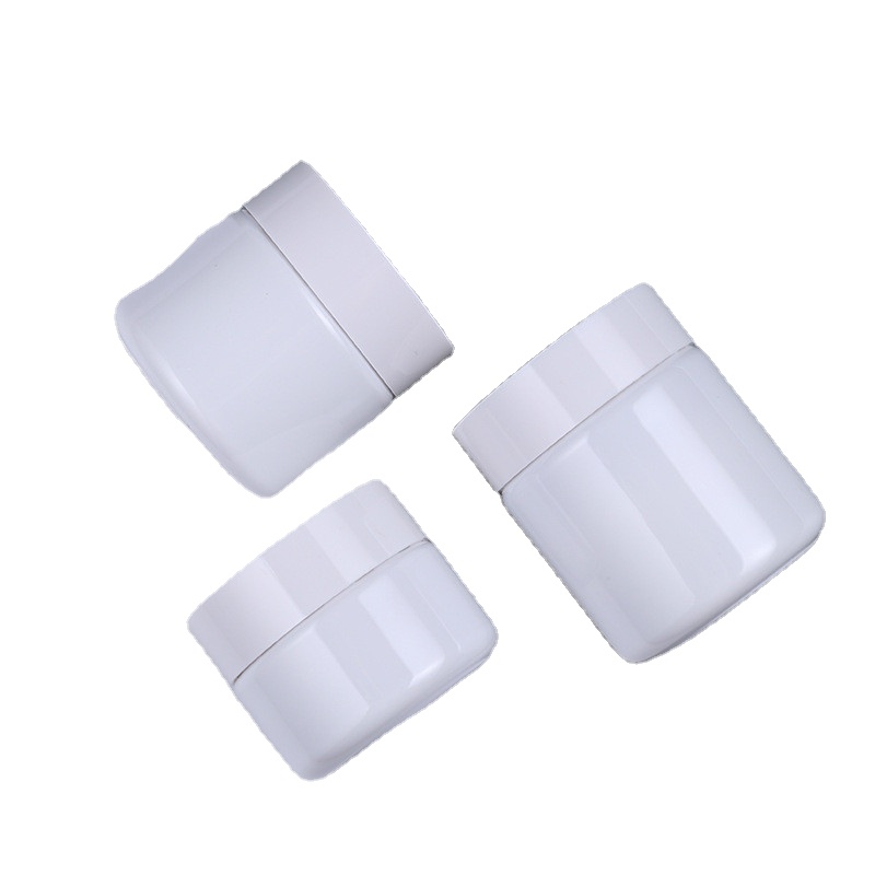 white  cosmetic jars  plastic jar cosmetic  face cream jars