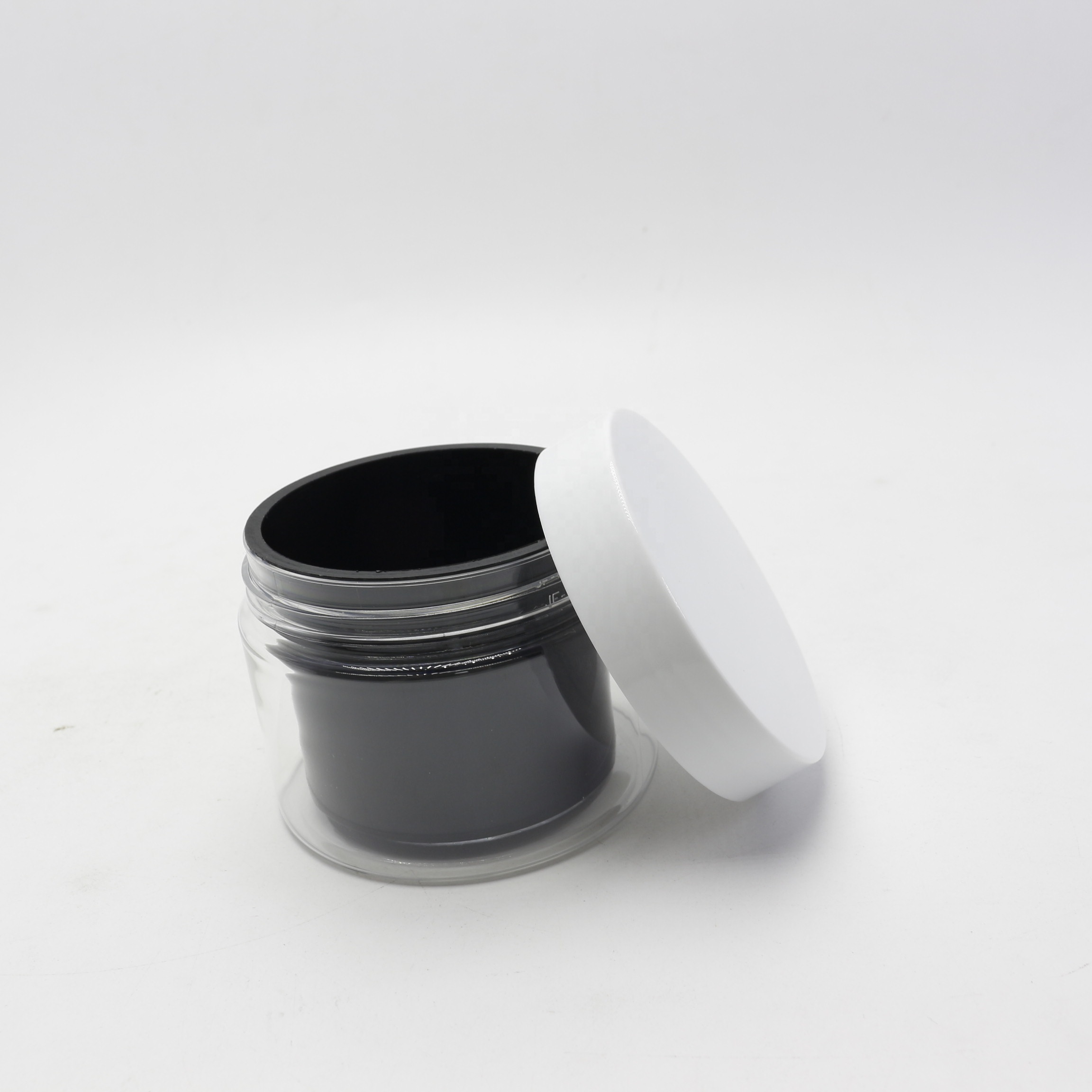 white double wall plastic inner liner cosmetic jar PL-426K