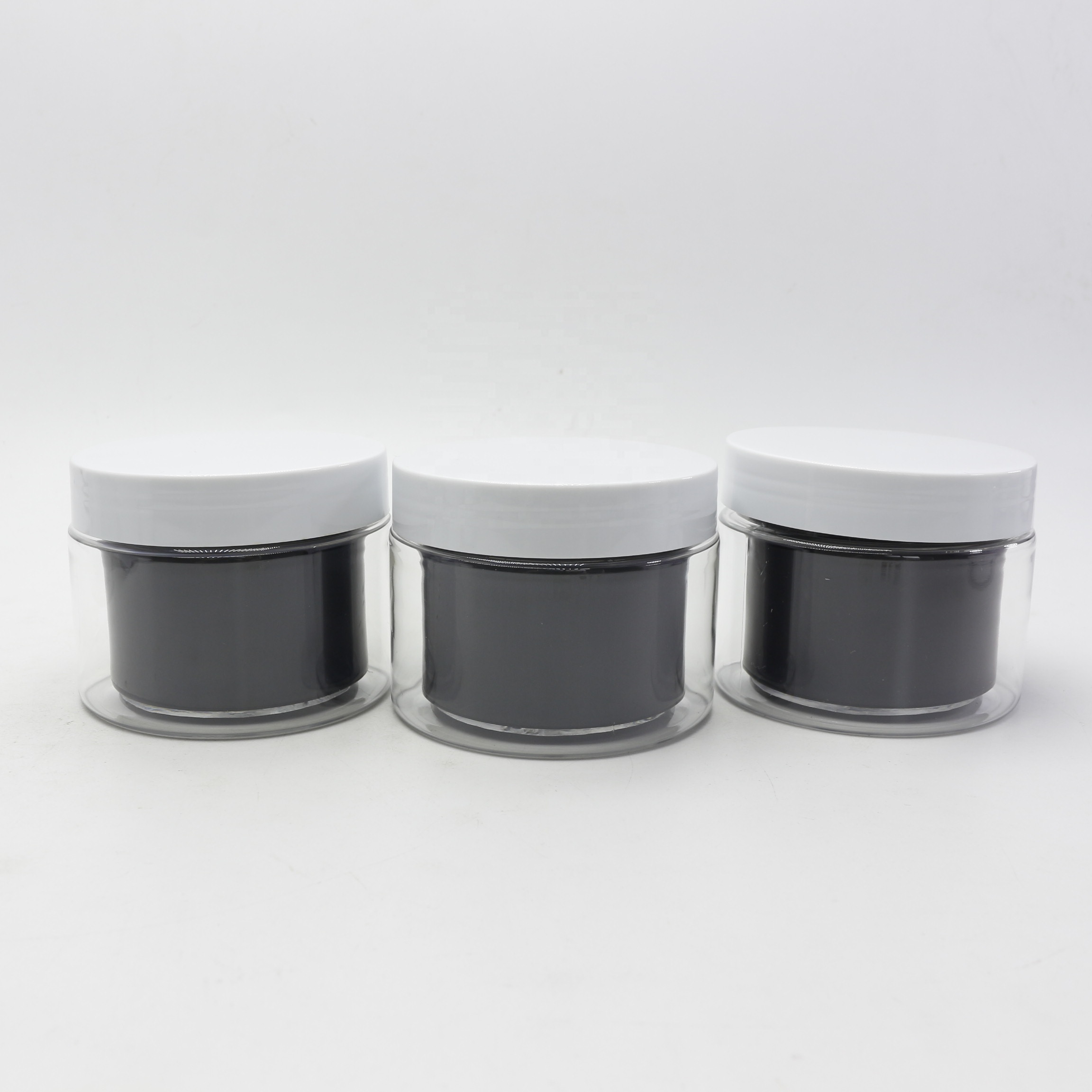 white double wall plastic inner liner cosmetic jar PL-426K