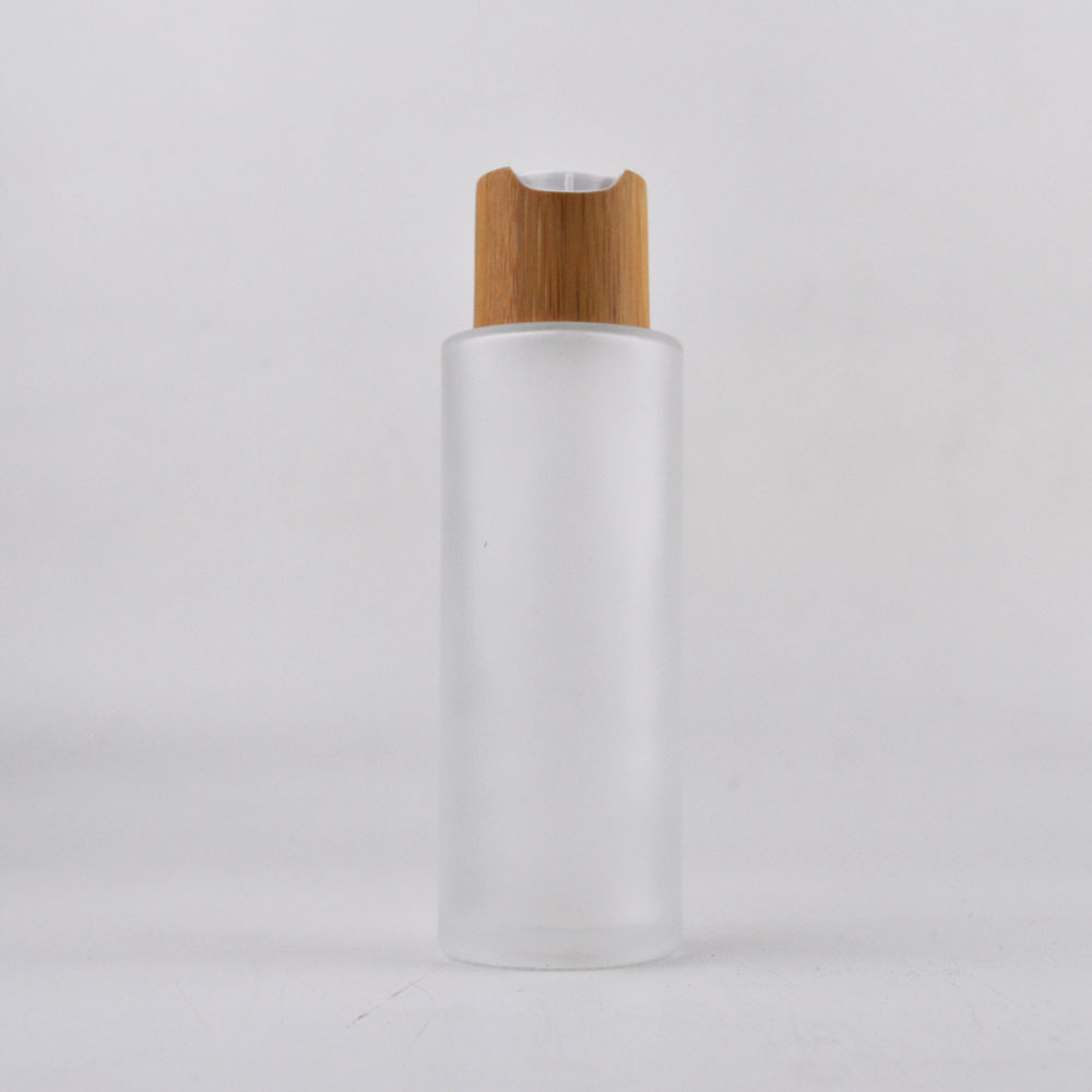 white frosted glass cosmetic spray bottle 100ml