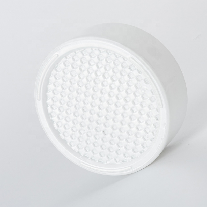 white glass cosmetic jar white glass jar cosmetics with aluminum lid