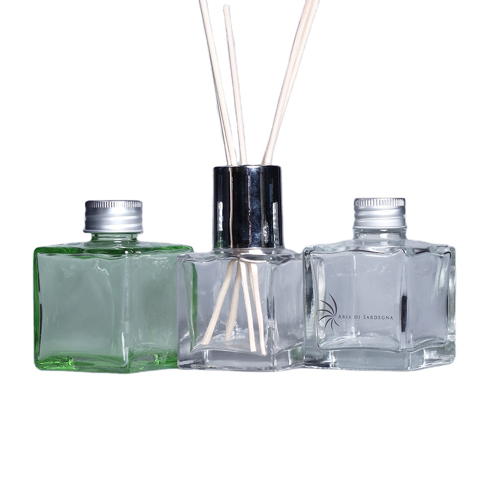 white gloss 100ml fragrance wide mouth glass diffuser bottle empty small glass bottle for liquid diffuser