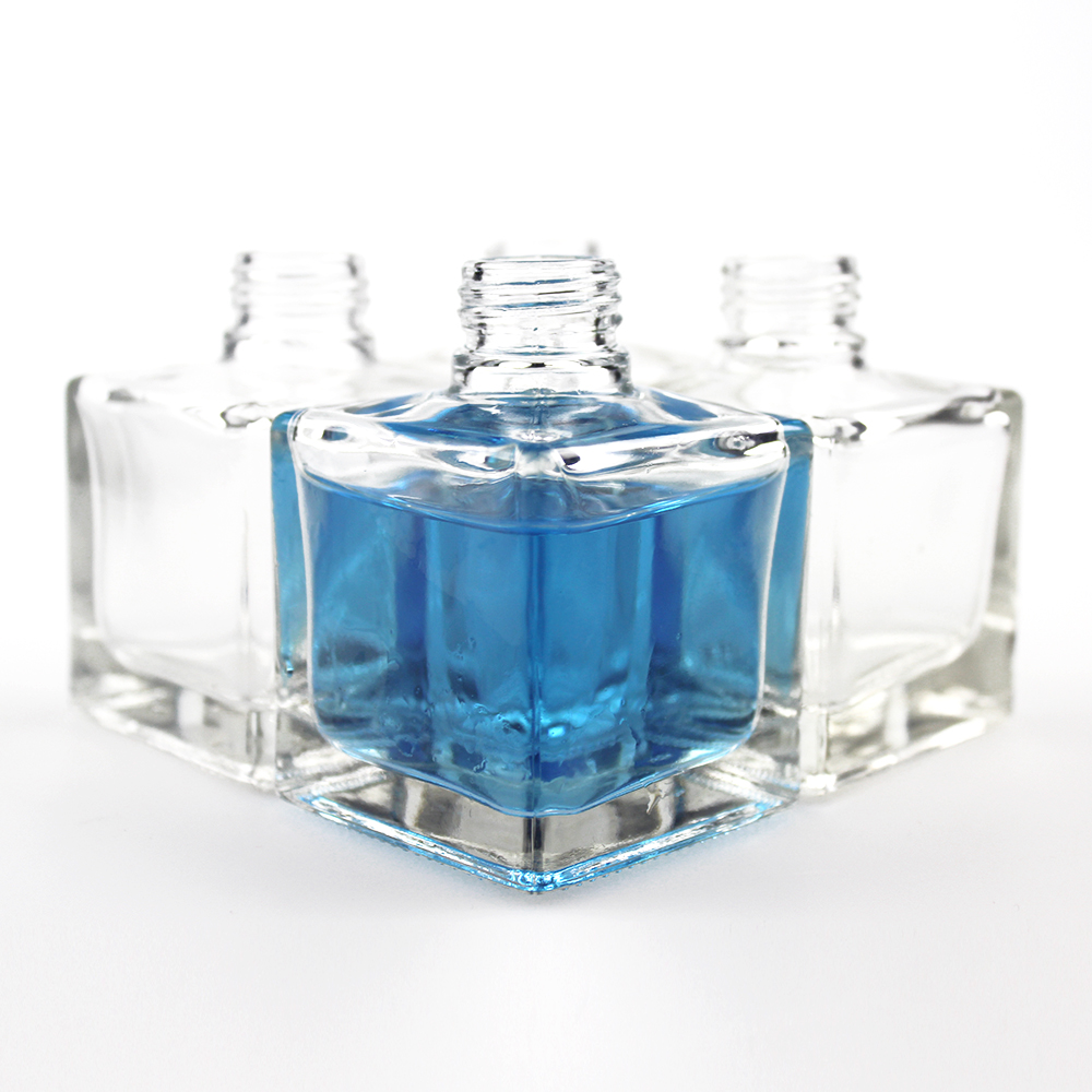 white gloss 100ml fragrance wide mouth glass diffuser bottle empty small glass bottle for liquid diffuser