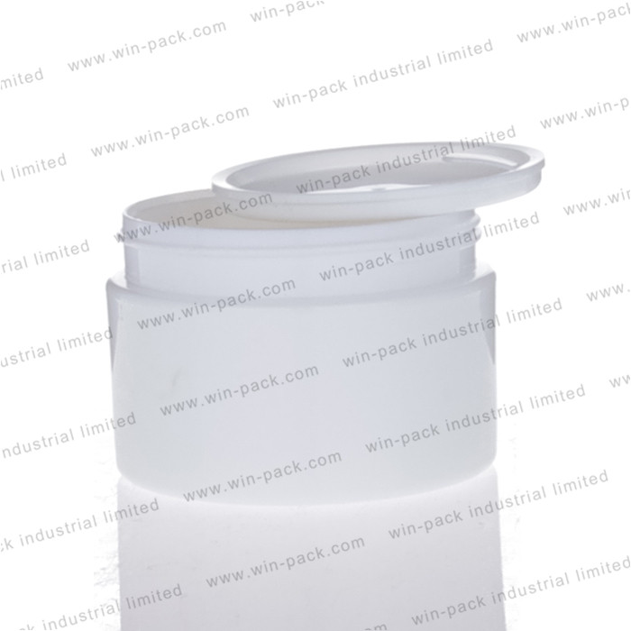 white hair cream cosmetic cream sample packaging jar 30ml 50ml