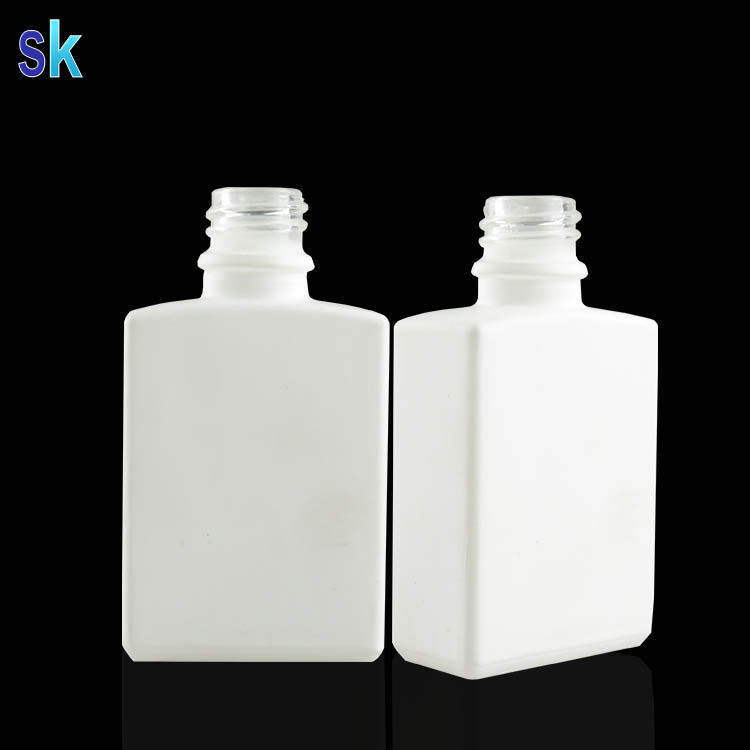 white matt rectangle 30ml glass bottle for e-liquid