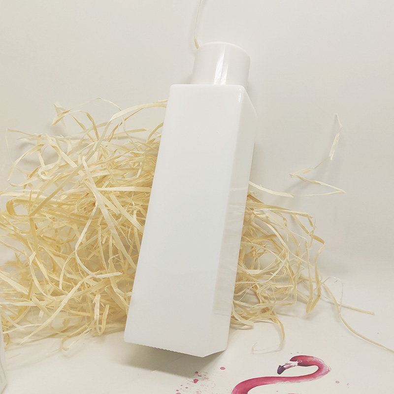 white opal glass square ceramic bottle and jar white porcelain cosmetic bottle