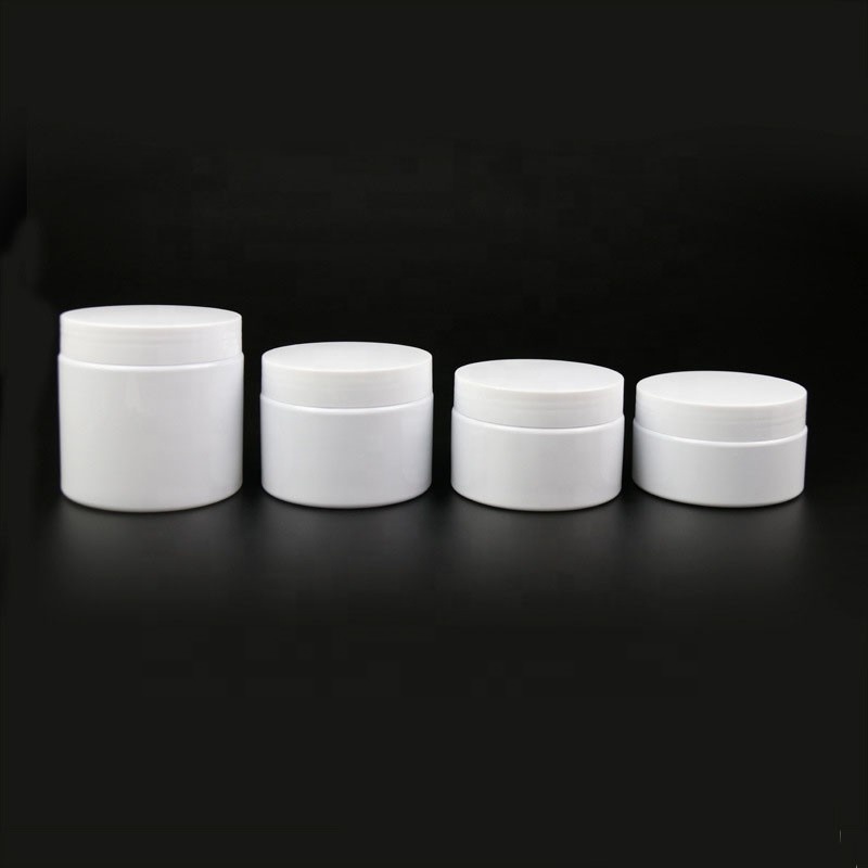white plastic pet jars 120g hair gel 4 oz empty cosmetic container 120 ml face cream jar