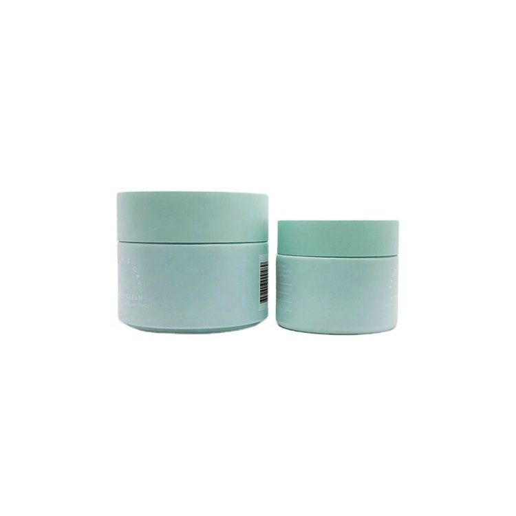 white porcelain glass cosmetic jar 50ml 100ml custom yellow color jar and lid with paper box