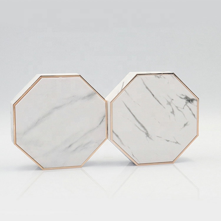 white rhombus new type cosmetic compact powder case packaging empty plastic bb air cushion