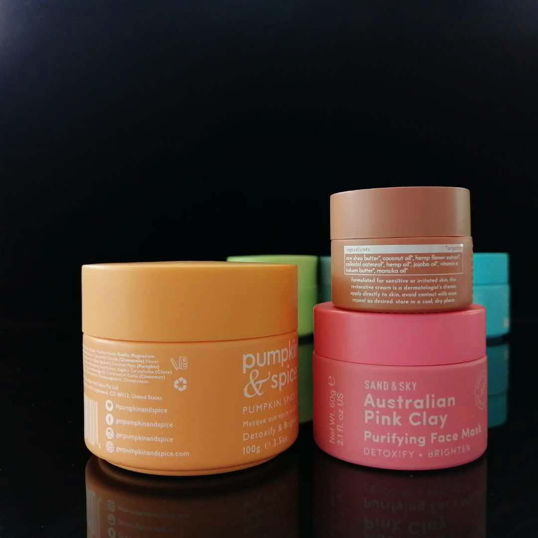 whole sale 20g porcelain white glass cosmetics packaging cream jar with plastic lid