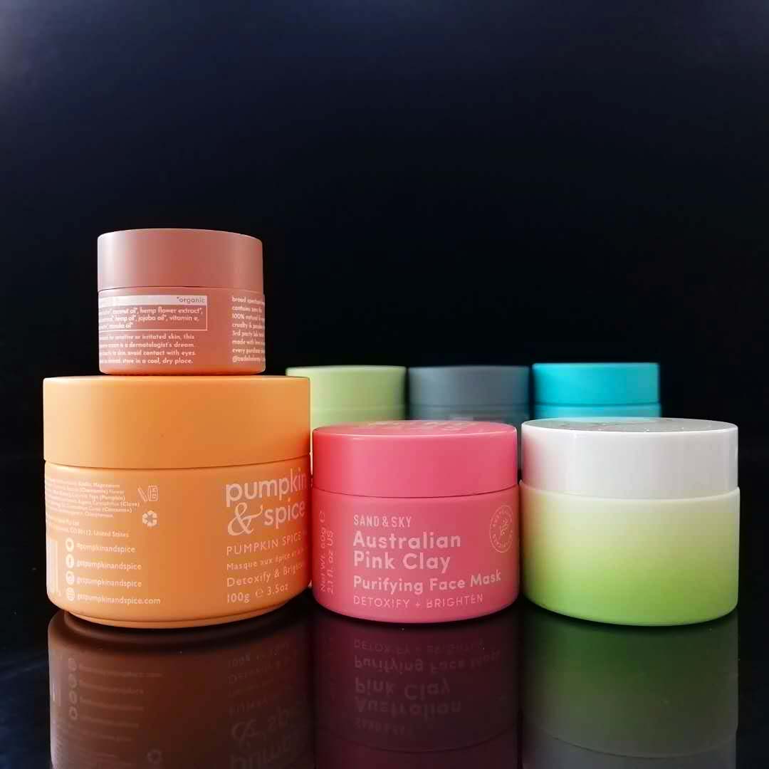 whole sale 20g porcelain white glass cosmetics packaging cream jar with plastic lid