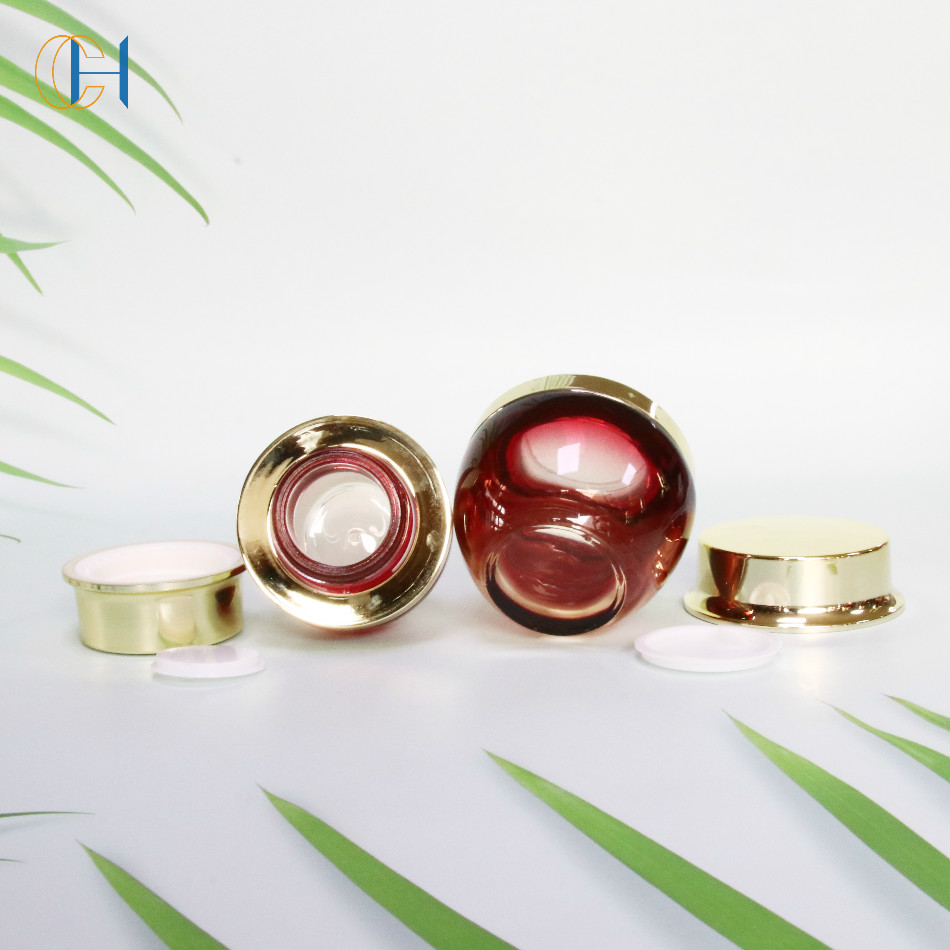 whole sale 30ml 50ml 100ml Cosmetic Glass Bottle Packaging Cream Jar Spray lotion Pump