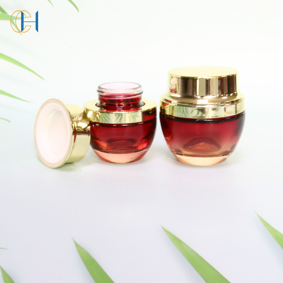 whole sale 30ml 50ml 100ml Cosmetic Glass Bottle Packaging Cream Jar Spray lotion Pump