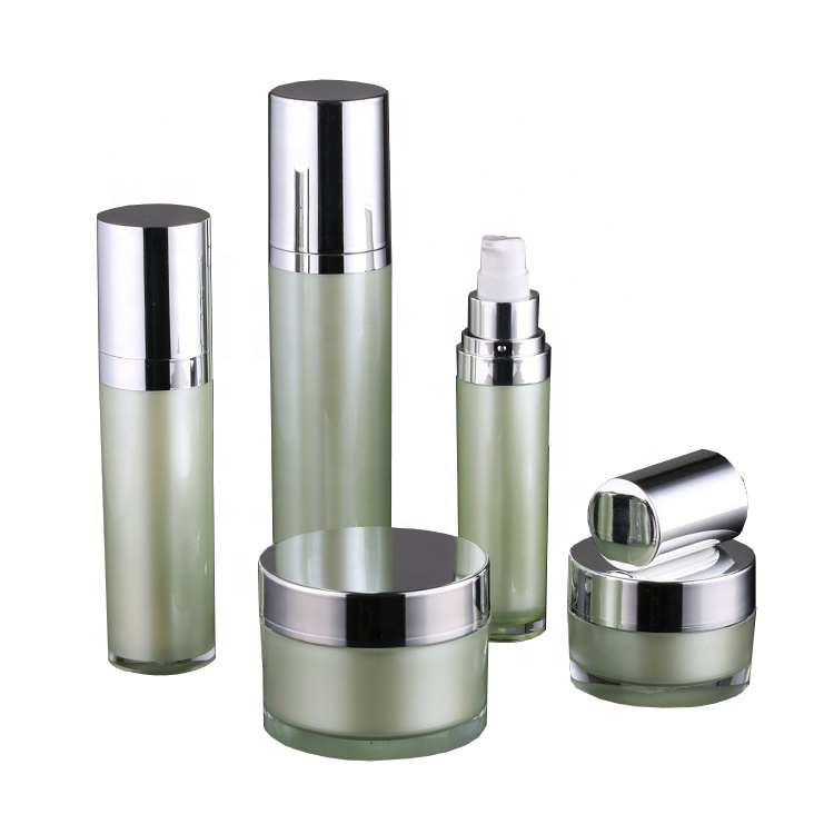 whole sale empty plastic cosmetic packaging set lotion pump bottle 15ml 30ml 50ml 60ml 100ml 120ml