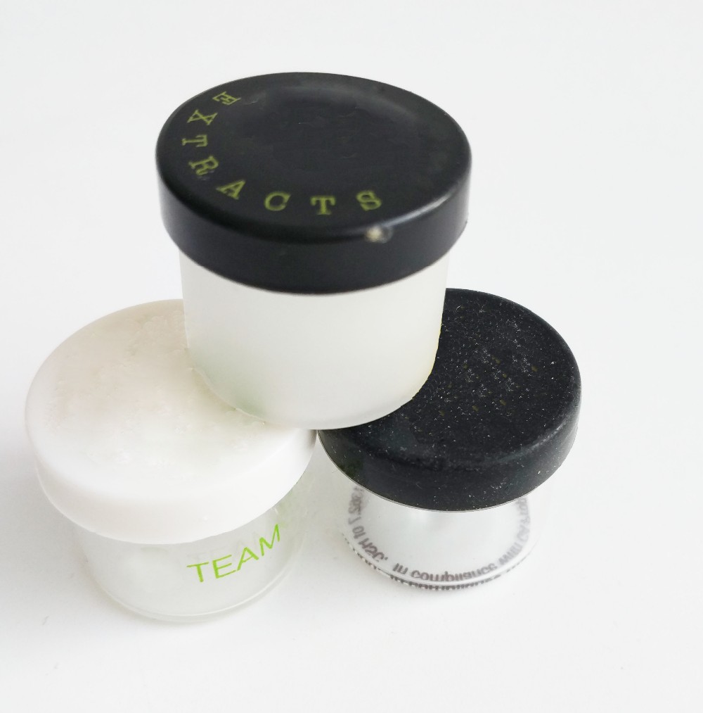whole sale price Borosilicate glass jar wax oil jar essential mini concentrate containers silicone lid jars glass