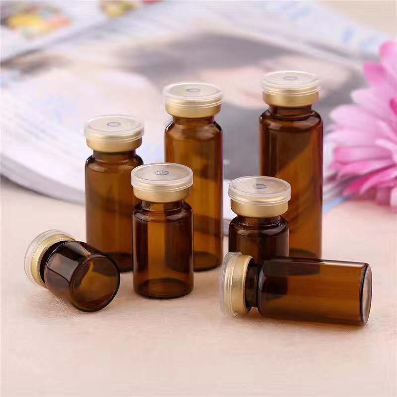 whole sizes 8ml, 10ml, 20ml, 30ml, 50ml, 100ml USP Type Amber Injection glass Bottle pharmaceutical glass bottle
