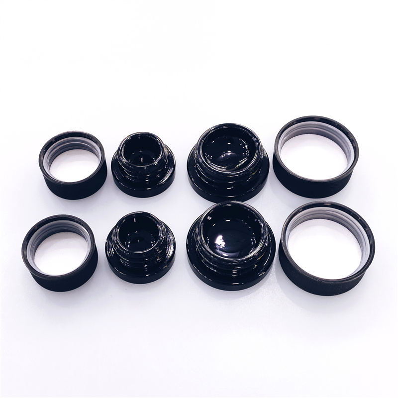wholesale  1/4 weed container smell proof  child proof weed glass jar with child resistant lid