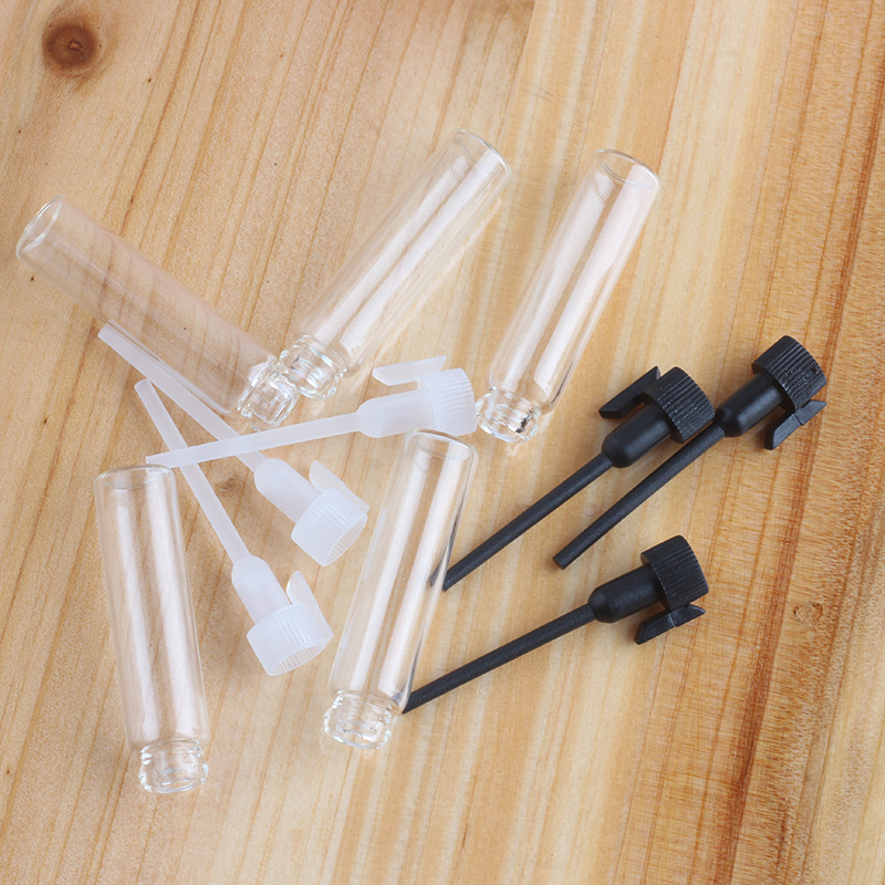 wholesale 1 ml perfume glass vial tester for perfume/essential oil