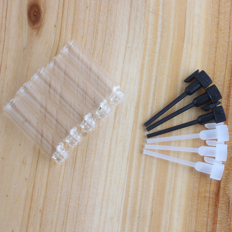 wholesale 1 ml perfume glass vial tester for perfume/essential oil