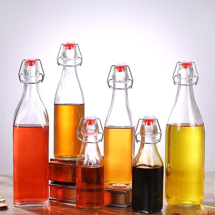 wholesale 1000ml swing top glass beer bottle with flip top