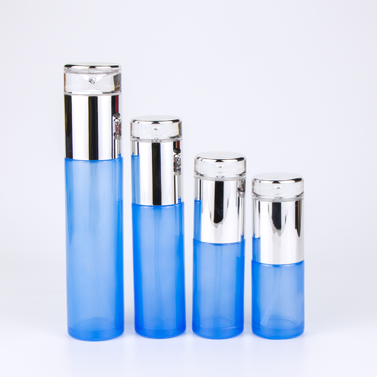 wholesale 100ml 50ml 30ml 30g body cream jar and lotion bottles cosmetic glass bottle set