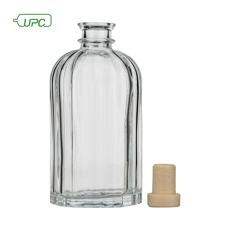 wholesale 100ml pump spray screen printing luxury empty perfume bottles