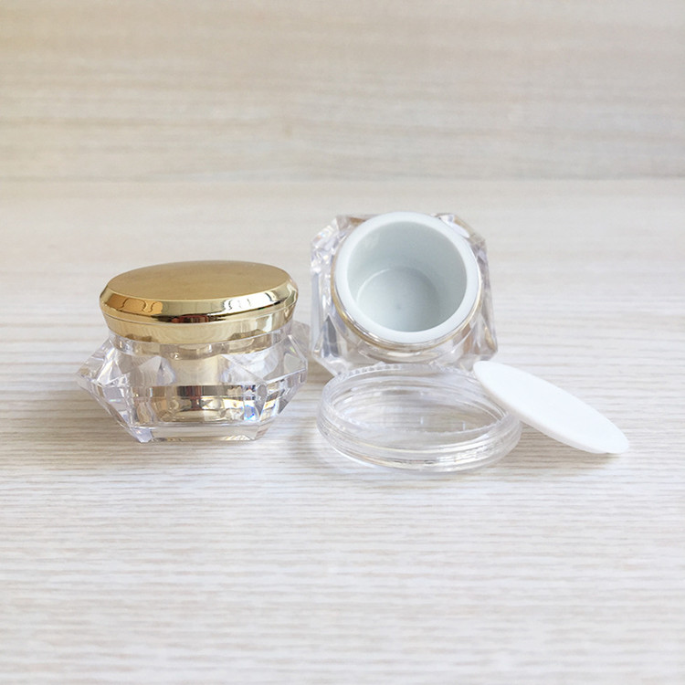 wholesale 10g plastic jar used for cosmetics oil,cosmetics high grade 10g plastic jar