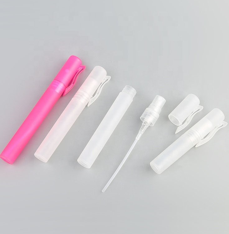 wholesale 10ml empty plastic mini perfume package 10 ml fine mist spray bottle cheap spray bottle 10ml pen perfume bottles