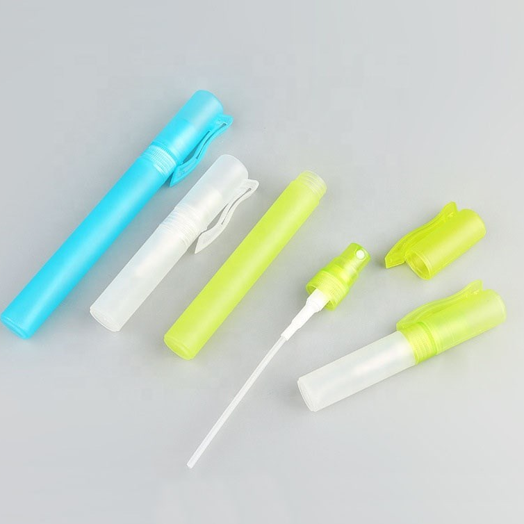 wholesale 10ml empty plastic mini perfume package 10 ml fine mist spray bottle cheap spray bottle 10ml pen perfume bottles