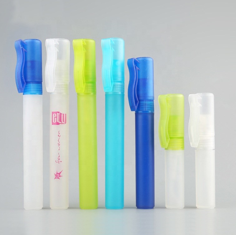 wholesale 10ml empty plastic mini perfume package 10 ml fine mist spray bottle cheap spray bottle 10ml pen perfume bottles