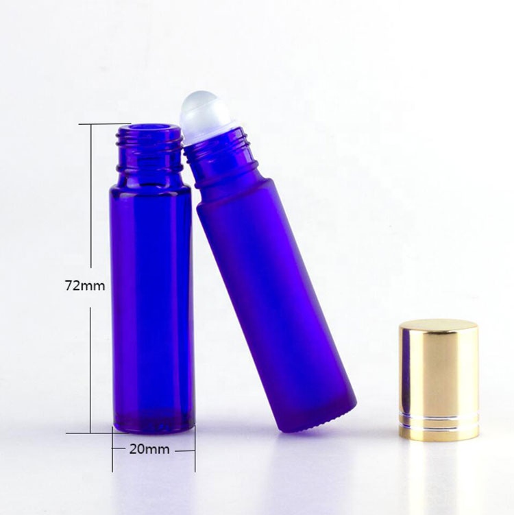 wholesale 10ml high quality empty roll on glass bottle for perfume essential oil
