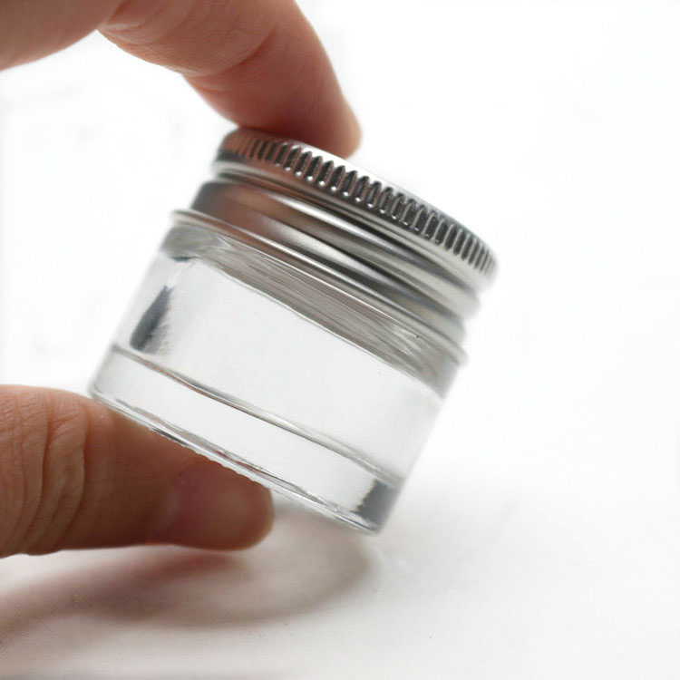 wholesale 10ml round glass cream bottle jars pot container empty cosmetic bottle