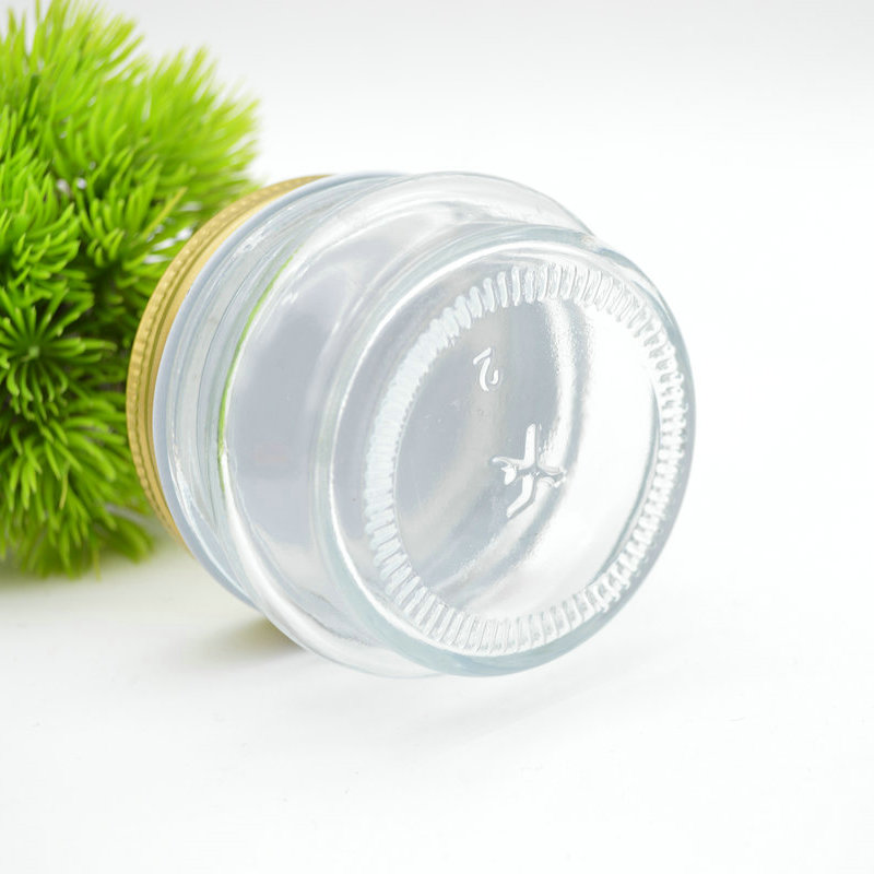 wholesale 120ml airtight food container clear glass mason jar clear glass storage jar with screw lids