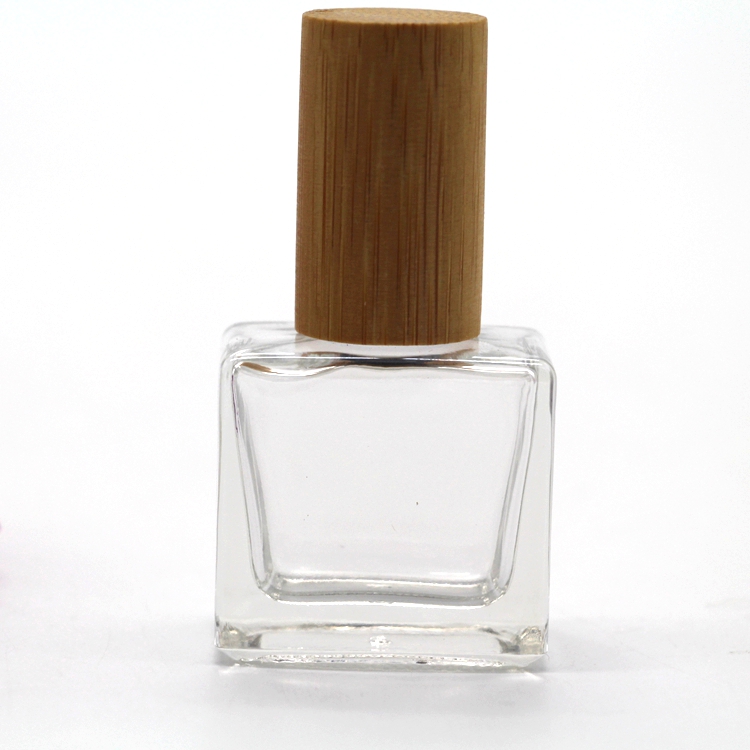 wholesale 13ml empty square screw cap glass nail polish bottle