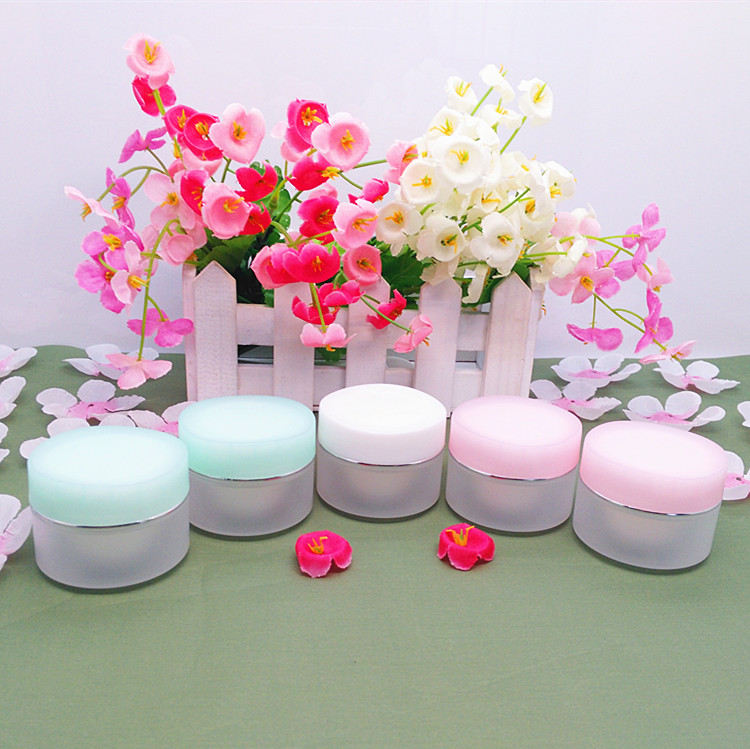 wholesale 15 grams frost plastic cosmetic jars, empty 15ml screw top jars, 15g screw top plastic containers for sale