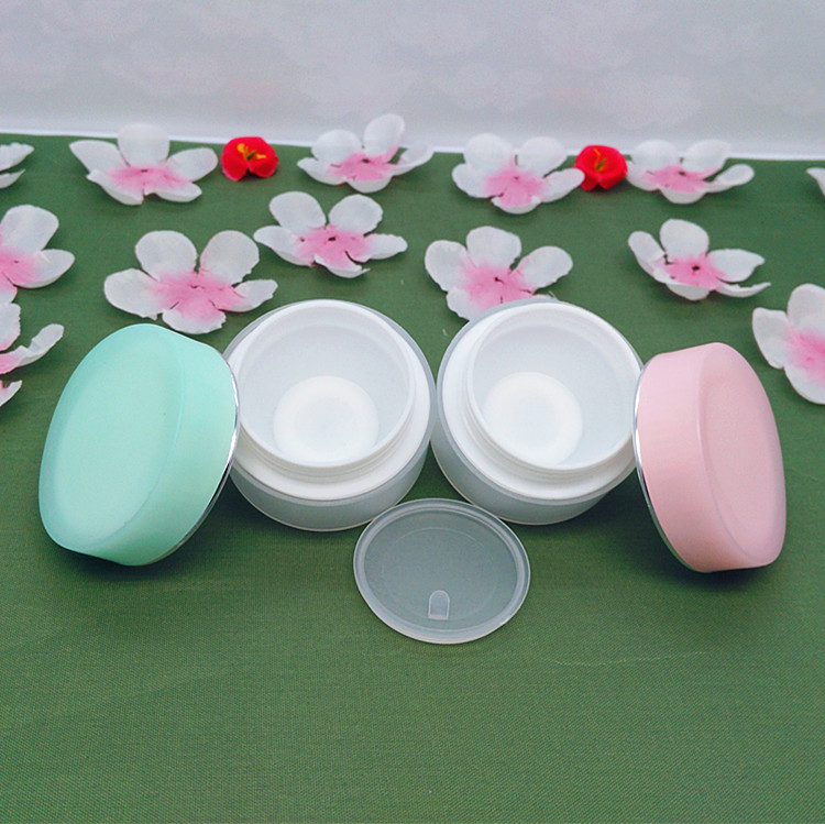 wholesale 15 grams frost plastic cosmetic jars, empty 15ml screw top jars, 15g screw top plastic containers for sale