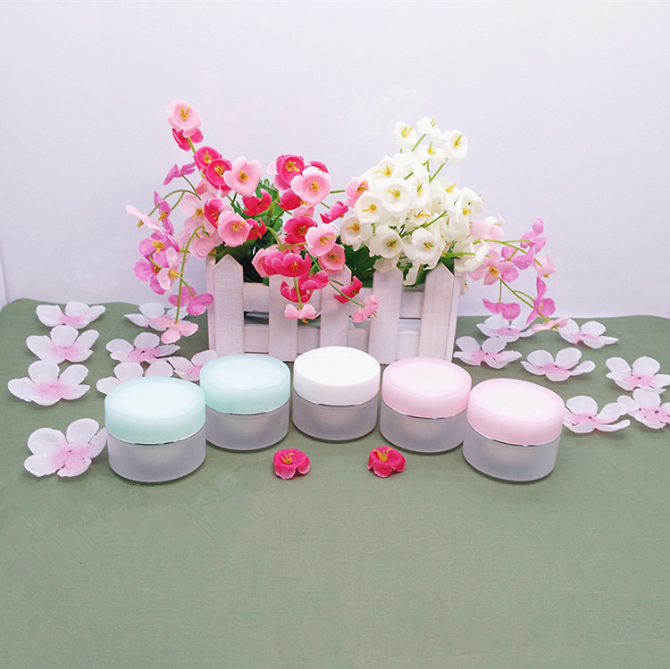 wholesale 15 grams frost plastic cosmetic jars, empty 15ml screw top jars, 15g screw top plastic containers for sale