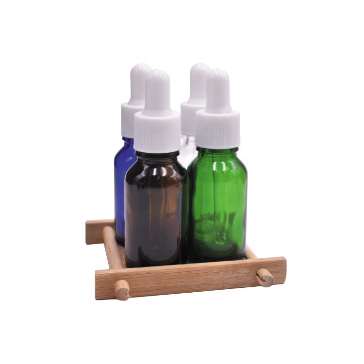 wholesale 15ml empty clear amber green blue free sample skin care beard oil dropper glass bottle for cbd oil