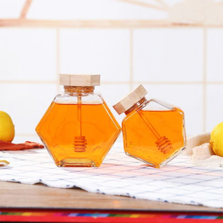 wholesale 180ml glass honey jars beer with lid