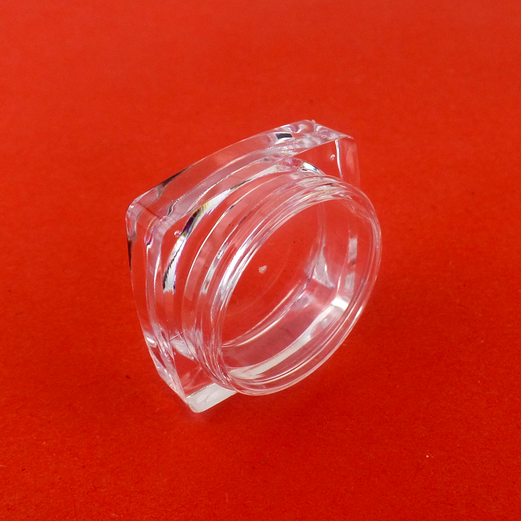 wholesale 1g 3 gram PS Facial Cream Container Mini Sample Jar