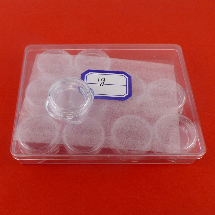 wholesale 1g 3 gram PS Facial Cream Container Mini Sample Jar