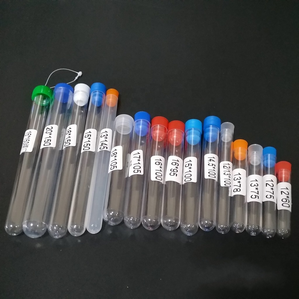 wholesale 1ml 2ml 3ml 6ml 7ml 10ml mini cosmetic sample plastic tester tube with cap