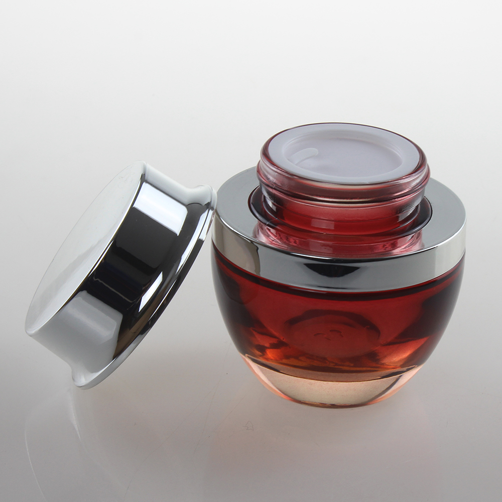 wholesale 1ounce glass bottle packaging for facial cream, 30ml empty red coated mason jar wholesale suppliers