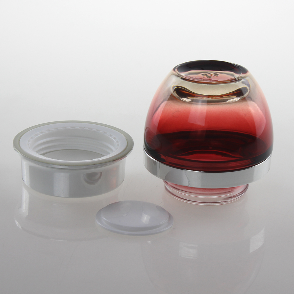 wholesale 1ounce glass bottle packaging for facial cream, 30ml empty red coated mason jar wholesale suppliers
