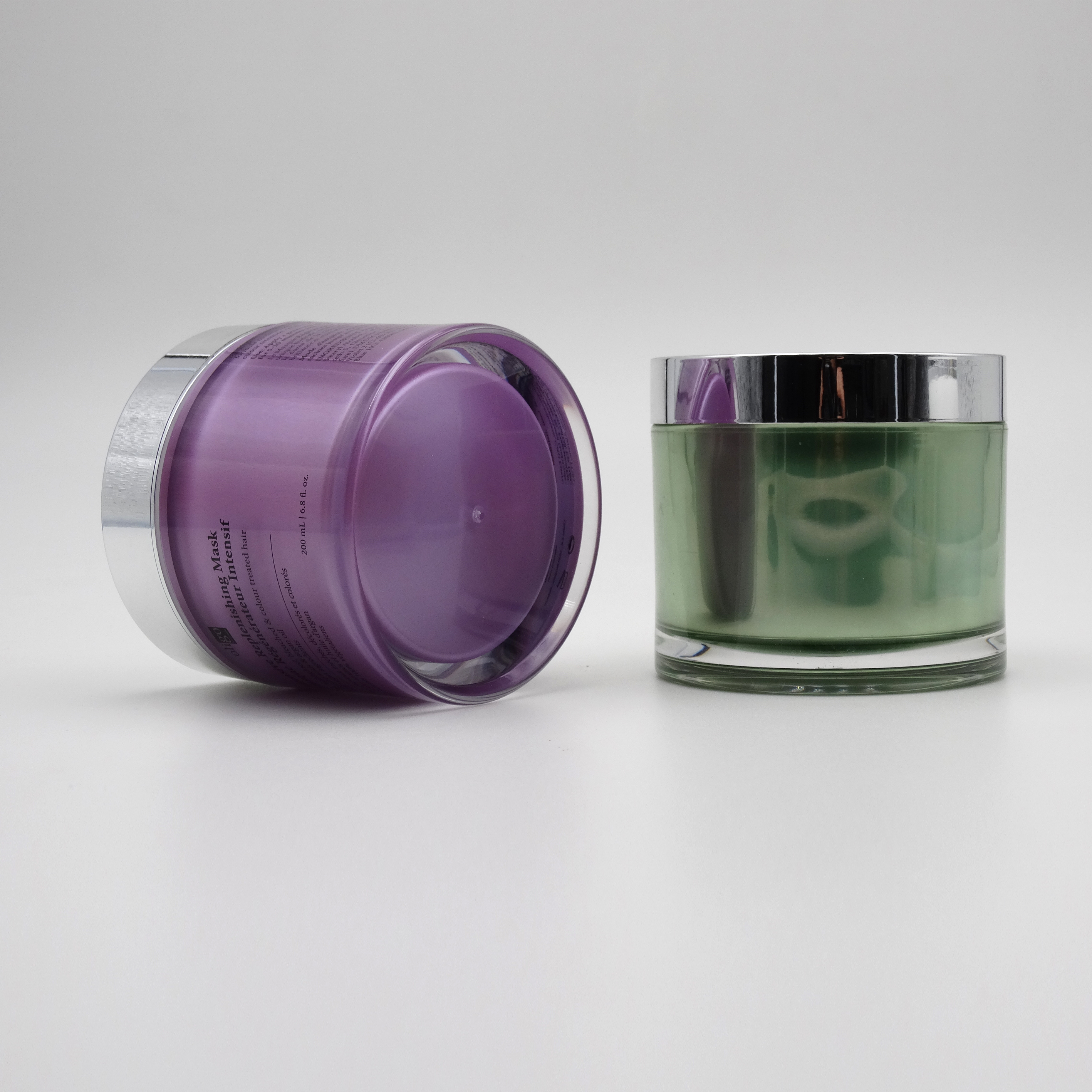 wholesale 200g 200ml acrylic round large acrylic cosmetic cream round jar packaging