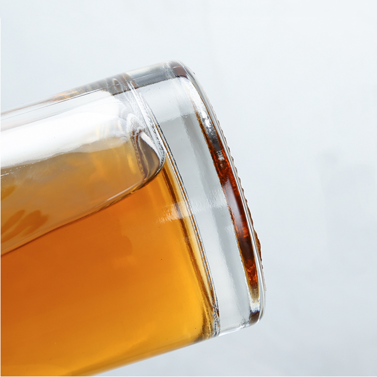 wholesale 200ml 375ml 500ml 750ml 1000ml empty clear round glass wine bottle for vodka